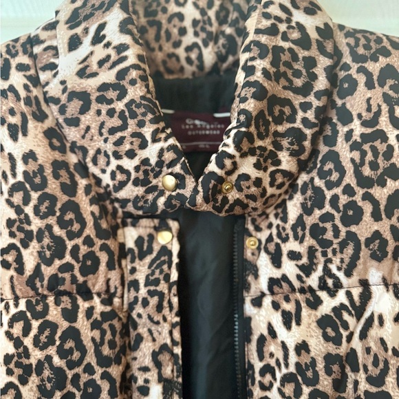 Ci Sono Leopard Print Puffer Jacket - Picture 3 of 4